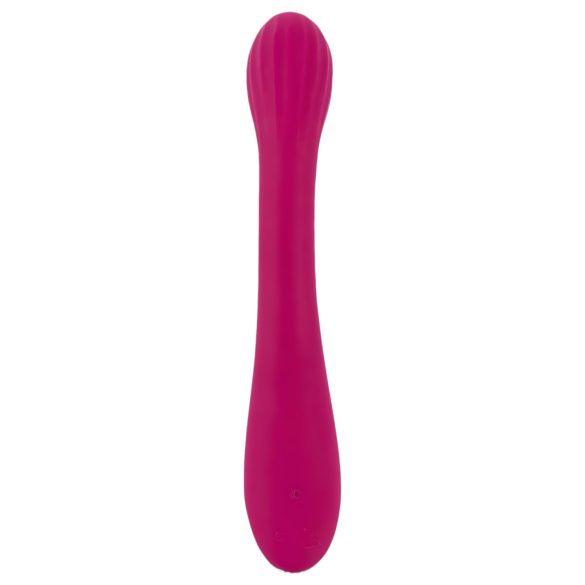 SMILE - vibrador punto G recargable con relieves - silicona lila