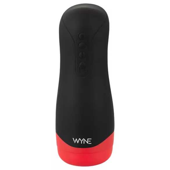 WYNE 01 - masturbador recargable vibrador succionador calefactable negro