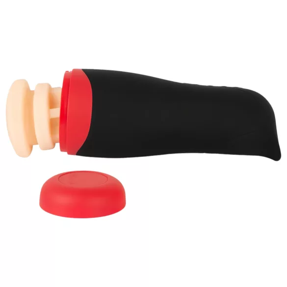 WYNE 01 - masturbador recargable vibrador succionador calefactable negro