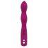 SMILE - vibrador flexible con estimulador de clítoris y punto G (morado)