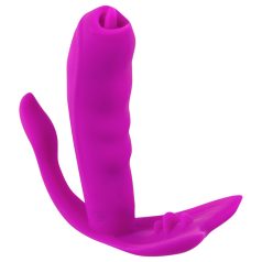 Javida - Vibrador estimulador de punto G y clítoris (lila)