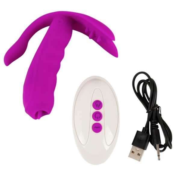 Javida - Vibrador estimulador punto G y clítoris - silicona lila