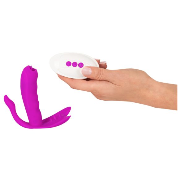 Javida - Vibrador estimulador punto G y clítoris - silicona lila