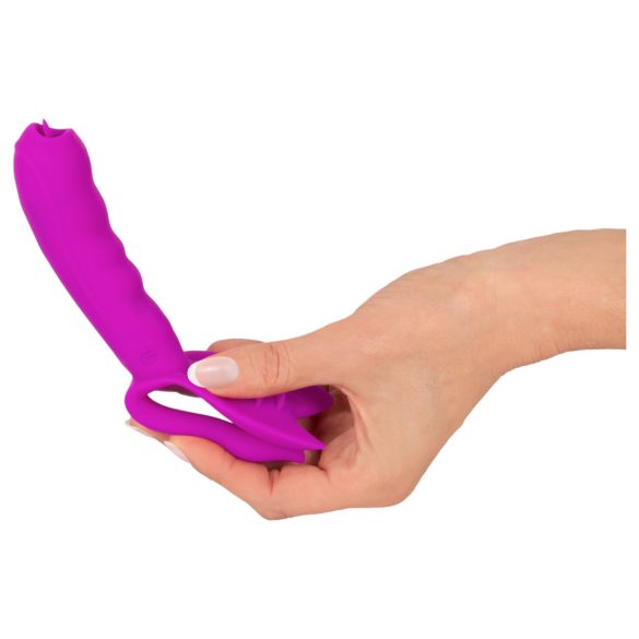 Javida - Vibrador estimulador punto G y clítoris - silicona lila