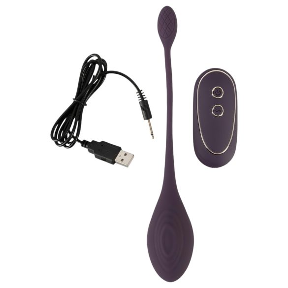 You2Toys - huevo vibrador recargable con control remoto - silicona lila