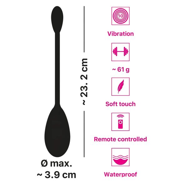 You2Toys - huevo vibrador recargable con control remoto - silicona lila