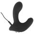 Rebel RC - vibrador anal inflable con control remoto y batería (negro)