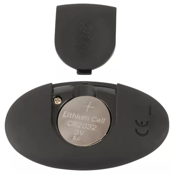 Rebel RC - plug anal inflable con vibración recargable - silicona negra