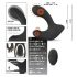 Rebel RC - vibrador anal inflable con control remoto y batería (negro)