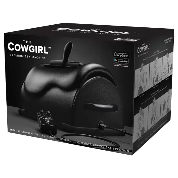 The Cowgirl - máquina de sexo tipo rodeo premium - negro
