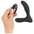Vibrador próstata recargable con control remoto (negro)