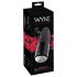 WYNE 02 - Masturbador vibrador-suctor recargable (blanco y negro)
