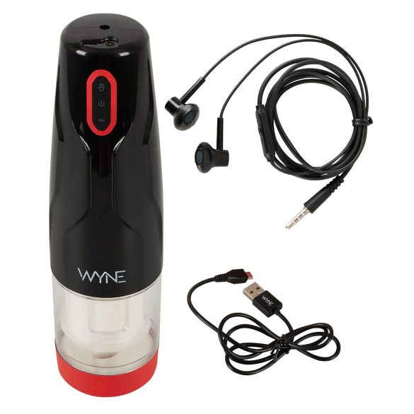 WYNE 05 - masturbador automático rotatorio - recargable - negro y blanco