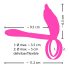 Elección para Parejas - anillo de pene recargable (lila)
