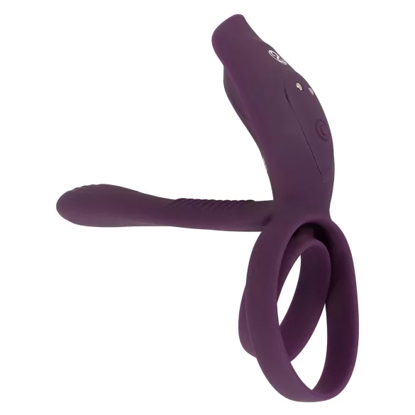 Couples Choice - anillo vibrador recargable con control remoto (lila)