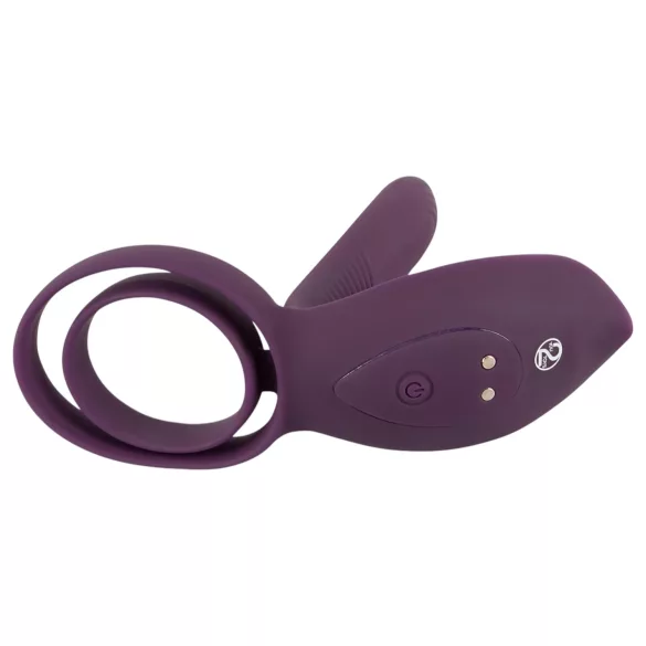Couples Choice - anillo vibrador recargable con control remoto (lila)