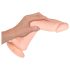 Nature Skin - vibrador con control remoto (natural)