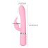 Pillow Talk Lively - vibrador recargable c/estimulador clitorial (rosa)