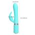 Pillow Talk Lively - vibrador con brazo para el clítoris recargable (turquesa)