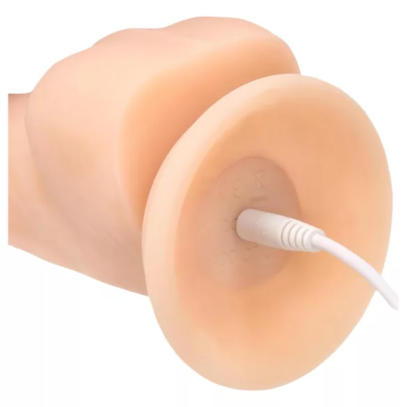 Naked Addiction - vibrador rotativo - realista - 20 cm - color piel