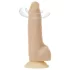 Naked Addiction Rotating 7 - vibrador rotante (18cm) - natural