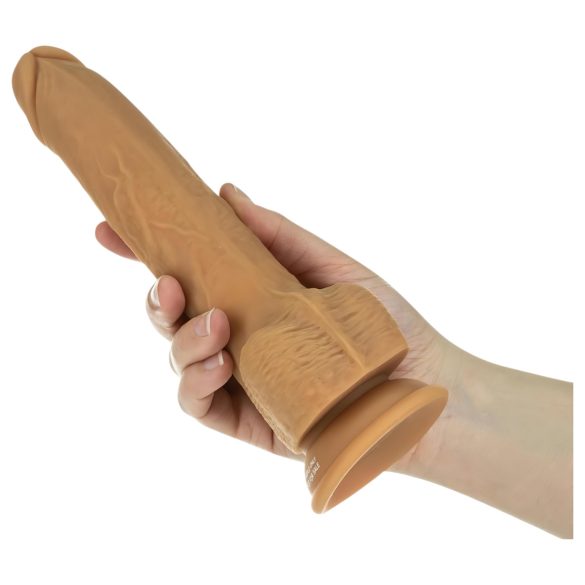 Naked Addiction Thrusting 9 - vibrador con movimiento - oscuro 23cm