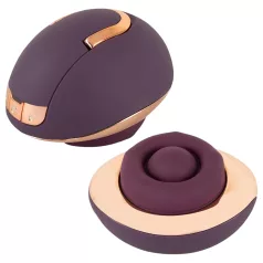   Belou - vibrador recargable masajeador de vulva giratorio - silicona lila
