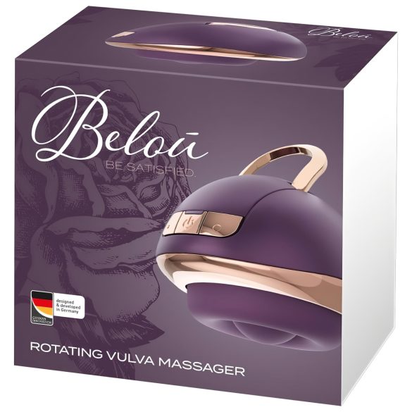 Belou - vibrador recargable masajeador de vulva giratorio - silicona lila