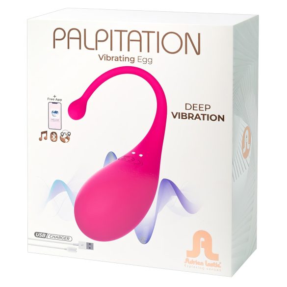 Adrien Lastic Palpitation - huevo vibrador inteligente (rosa)