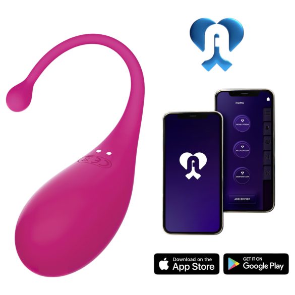 Adrien Lastic Palpitation - huevo vibrador inteligente (rosa)