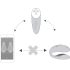 We-Vibe Chorus - vibrador para parejas inteligente, recargable (naranja)