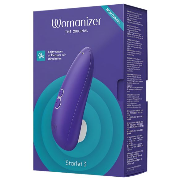 Womanizer Starlet 3 - Estimulador de Clítoris por Ondas de Aire (Azul)