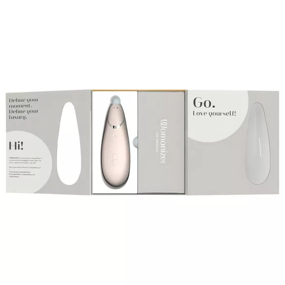 Womanizer Premium 2 - succionador de clítoris por ondas de aire - blanco