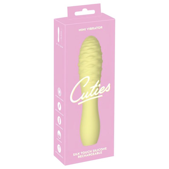 Cuties Mini 3 - Vibrador vibrante y resistente al agua (amarillo)