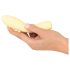 Cuties Mini 3 - Vibrador vibrante y resistente al agua (amarillo)