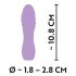 Mini Vibes 3 - vibrador espiral recargable, resistente al agua (lila)