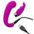 Happyrabbit Mini G - vibrador punto G recargable con clítoris (lila)