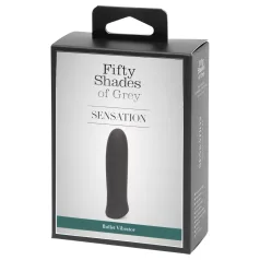 Sensation Bullet - mini vibrador potente - silicona negra