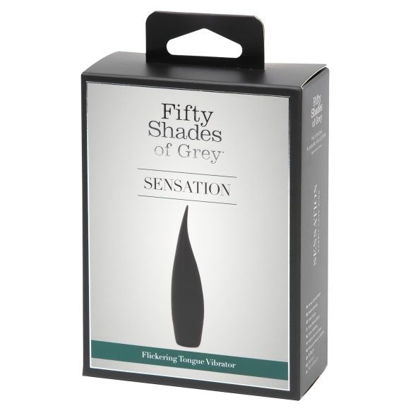 Sensación de 50 sombras - vibrador lengua (negro)