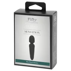 Sensation Wand - mini masajeador recargable - silicona negra