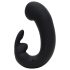 El placer de Sensation - vibrador con estimulador de clítoris (negro)