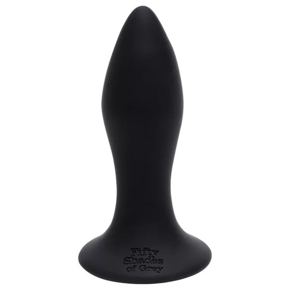 Fifty Shades of Grey Sensation - plug anal vibrador - silicona negra