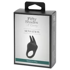   Fifty Shades of Grey - anillo vibrador para el pene y clítoris - silicona negra