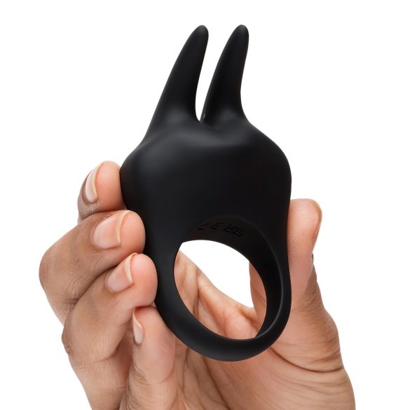 Fifty Shades of Grey - anillo vibrador para el pene y clítoris - silicona negra