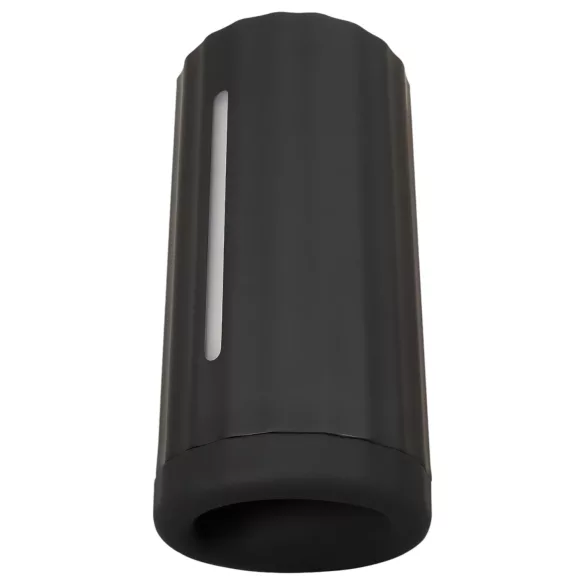 Rebel - masturbador masculino recargable 3 funciones - silicona negra