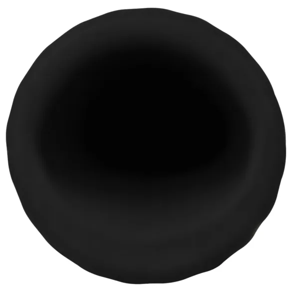 Rebel - masturbador masculino recargable 3 funciones - silicona negra