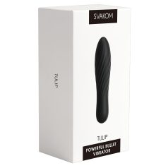 Svakom Tulip - mini vibrador recargable (negro)