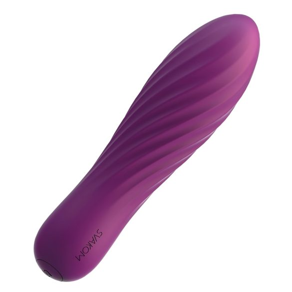 Svakom Tulip - vibrador mini recargable - silicona lila