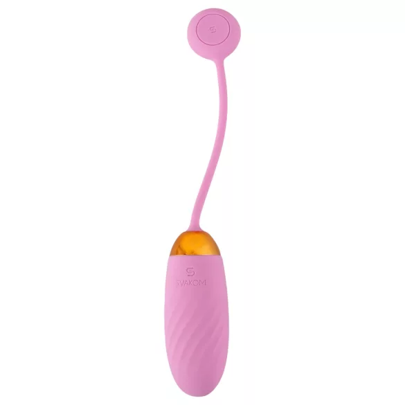 Svakom Ella Neo - huevo vibrador inteligente - silicona rosa