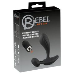 Rebel RC - 2en1 vibrador de próstata (negro)